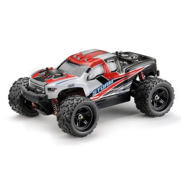 Scale 1:18 4wd high speed monster truck, 2,4ghz red