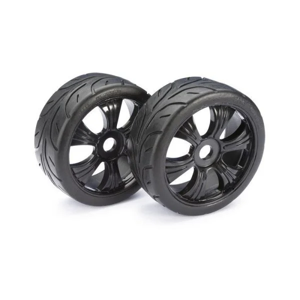 Wheel set lp buggy ?street? black 1:8 (2 pcs)