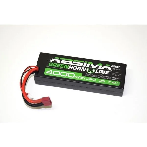 Bateria LiPo 2S 7.4v 45c 4000mah Hardcase - Absima