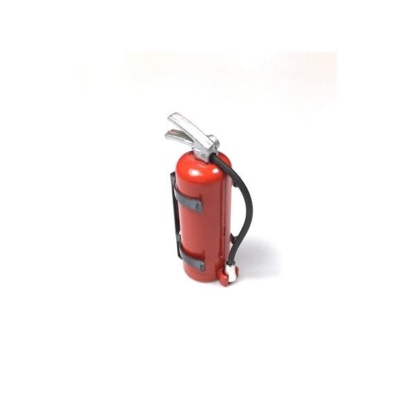 Fire extinguisher with holder