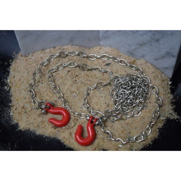 Steel chain and hook set 1:10
