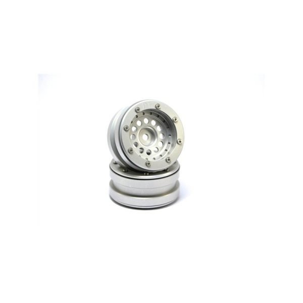 Beadlock wheels bullet silver/silver 1.9 (2 pcs)
