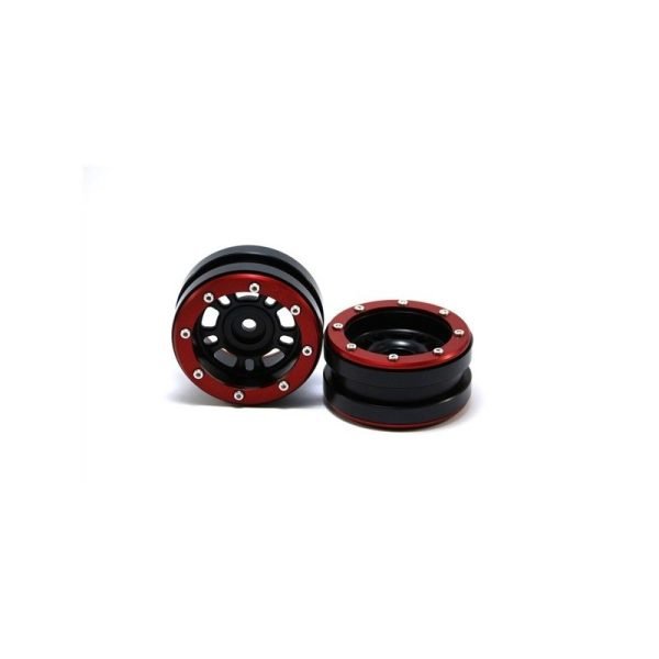 Beadlock wheels distractor black/red 1.9 (2 pcs)