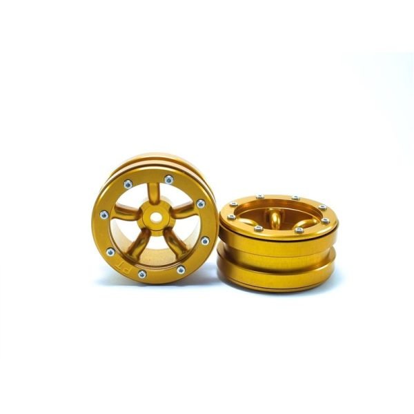 Beadlock wheels safari gold/gold 1.9 (2 pcs)
