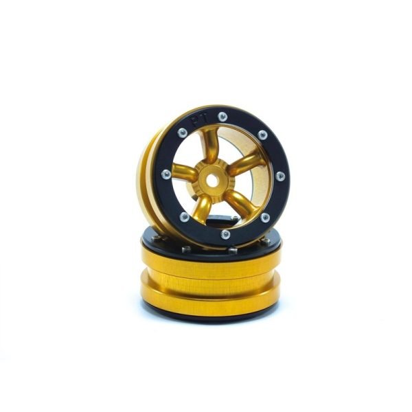 Beadlock wheels safari gold/black 1.9 (2 pcs)