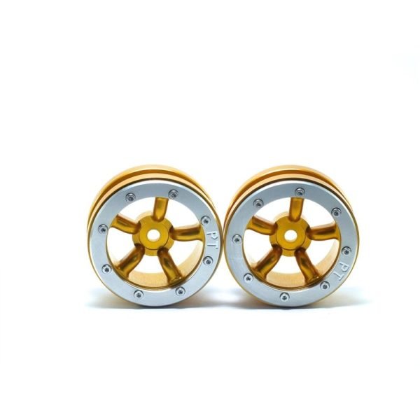 Beadlock wheels safari gold/silver 1.9 (2 pcs)