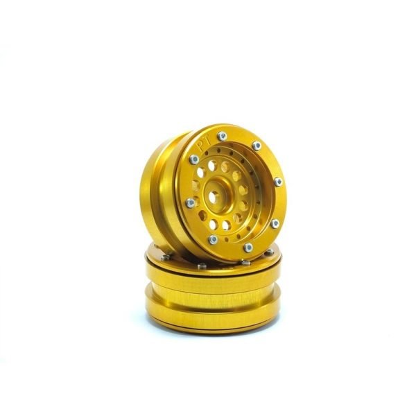 Beadlock wheels bullet gold/gold 1.9 (2 pcs)