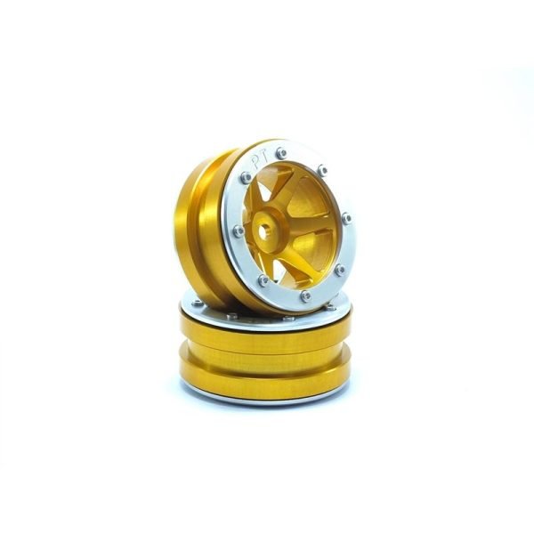 Beadlock wheels slingshot gold/silver 1.9 (2 pcs)