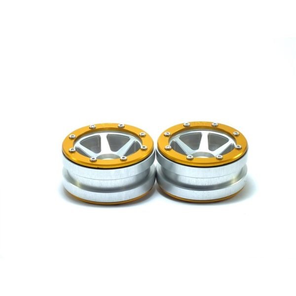Beadlock wheels slingshot silver/gold 1.9 (2 pcs)