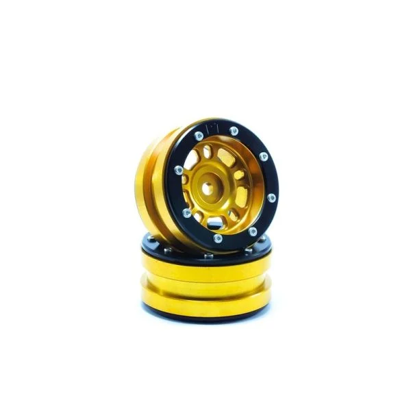 Beadlock wheels distractor gold/black 1.9 (2 pcs)