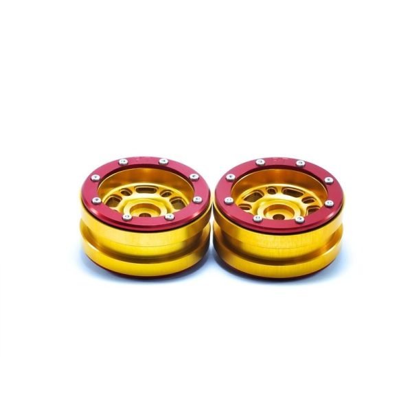 Beadlock wheels distractor gold/red 1.9 (2 pcs)