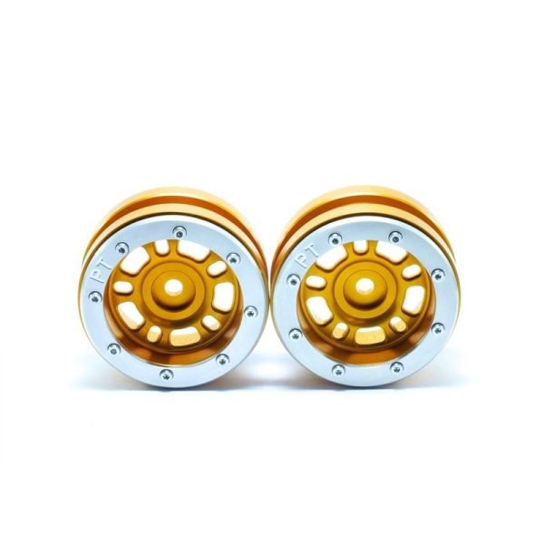Beadlock wheels distractor gold/silver 1.9 (2 pcs)