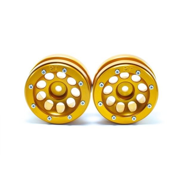 Beadlock wheels ecohole gold/gold 1.9 (2 pcs)