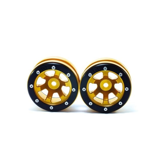 Beadlock wheels claw gold/black 1.9 (2 pcs)