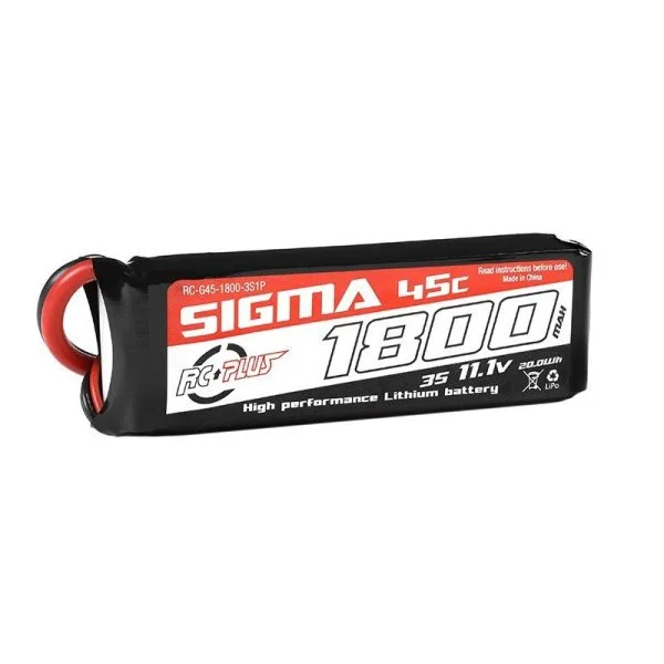 Li-po sigma 45c 1800mah 3s1p 11.1v xt-60