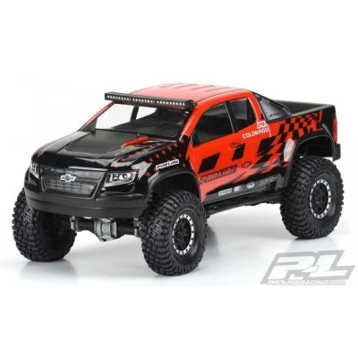 Proline chevy colorado zr2 clear body for 313mm crawler