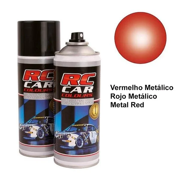 Tinta rc car vermelho metalizado 150ml - 937