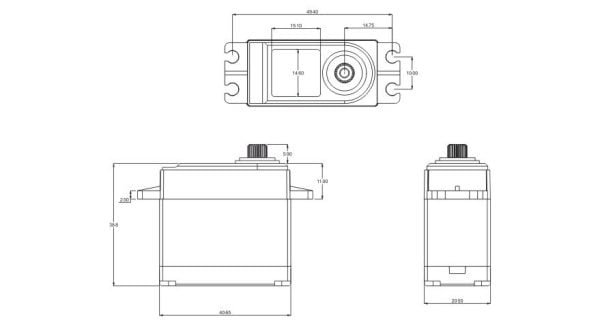 SRT Waterproof 15.0kg/0.13sec @6.0V