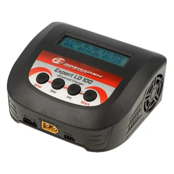 Carregador Robitronic Expert LD 100 LiPo 2-4s 10A 100W