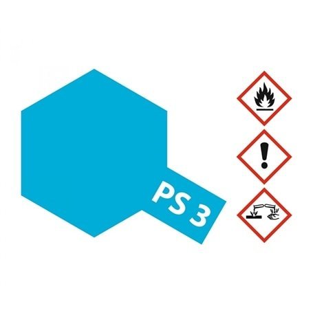 PS-3 Light Blue Polycarbonate 100ml