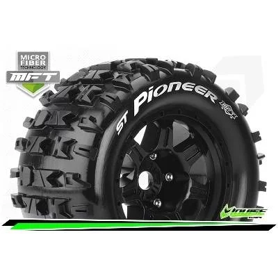 MFT ST-PIONEER 1:8 Stadium Truck Tire Set Mounted Sport Blac
