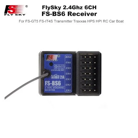 Receptor FlySky FS-BS6 2.4GHz 6CH AFHDS 2A