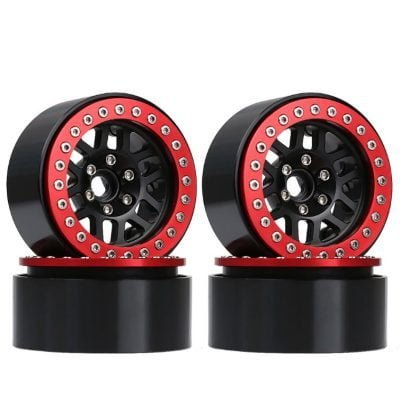 Jantes Beadlock 2.0” Black/Red