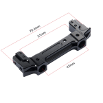 Suporte para-choques frontal SCX10 II