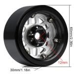 Jantes Beadlock 2.0” Silver/Black