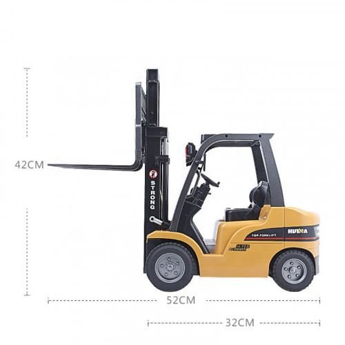 HUINA 1577 1/10 RC FORK LIFT 2.4G 8CH w/DIE CAST PARTS